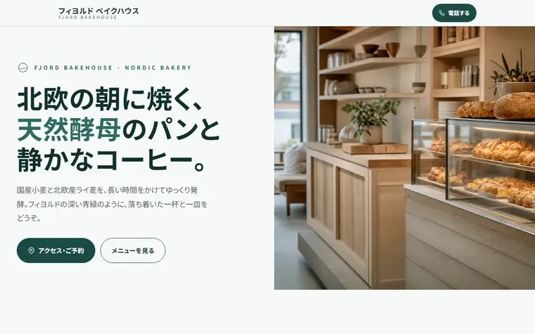 デザイン「フィヨルド」の見本